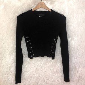 black forever 21 sweater top